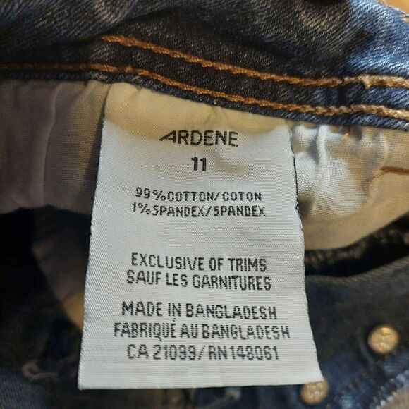 Womans Ardene Eightytwo Cut off Jean Shorts sz 11 - Picture 9 of 11